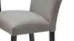 The Brick Burk Dining Chair with Polyester Fabric - Grey offer