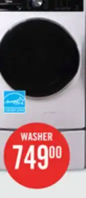 The Brick Midea 5.2 Cu. Ft. Front-Load High-Efficiency Washer - White - Stackable - MLH52N4AWW offer