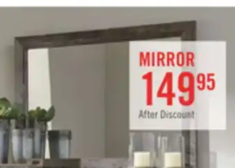 The Brick Derekson Bedroom Dresser Mirror - Rustic White offer