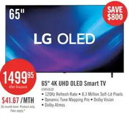 The Brick LG 65 B5 OLED 4K UHD evo AI Smart webOS TV (OLED65B5PUA.ACC) - 2025 Model offer