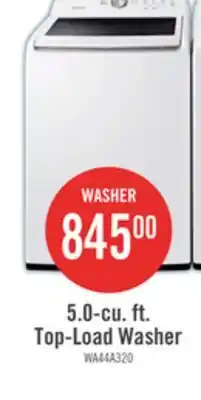 The Brick Samsung 5.1 Cu. Ft. Top-Load Washer - White - WA44A3205AW/A4 offer