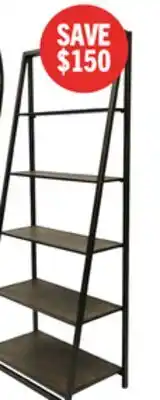 The Brick Santa Mon 30 5-Shelf Open Bookcase - Espresso offer