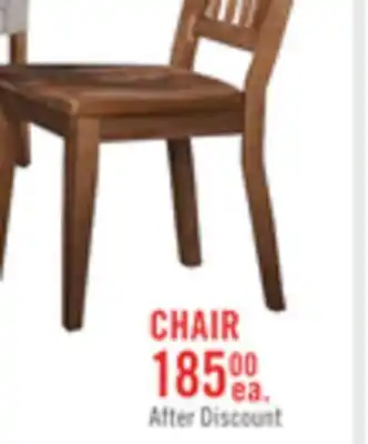 The Brick Cedar Dining Chair, Pine Wood, Slat Back - Brown offer