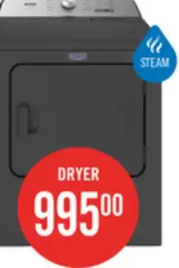 The Brick Maytag 7 Cu. Ft. Pet Pro Electric Dryer - Black Shadow - YMED6500MBK offer