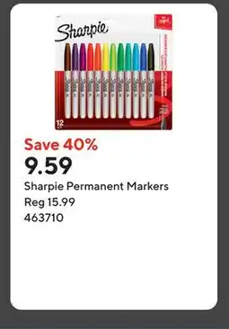 Staples Sharpie Permanent Markers offer