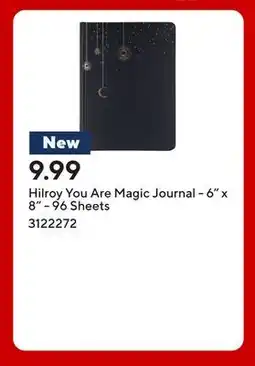 Staples Hilroy You Are Magic Journal - 6 x 8 - 96 Sheets offer