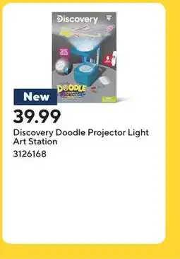 Staples Discovery Doodle Projector Light Art Station offer