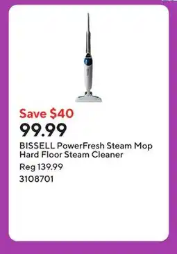 Staples BISSELL PowerFresh Steam Mop Hard Floor Steam Cleaner offer