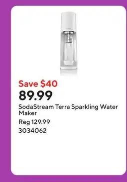 Staples SodaStream Terra Sparkling Water Maker offer