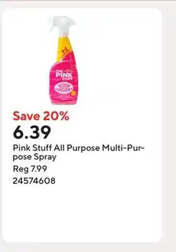 Staples Pink Stuff All Purpose Multi-Purpose Spray offer