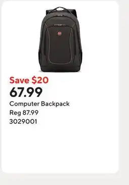 Staples Computer Backpack offer