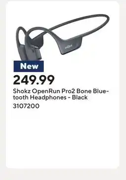 Staples Shokz OpenRun Pro2 Bone Bluetooth Headphones - Black offer