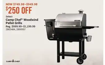 Cabela's Select Camp Chef Woodwind Pellet Grills offer