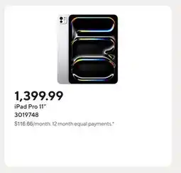 Staples iPad Pro 11 offer