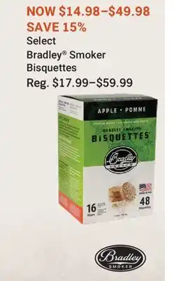 Cabela's Select Bradley Smoker Bisquettes offer