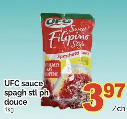 T&T Supermarket UFC SAUCE SPAGH STL PH DOUCE, 1KG offer