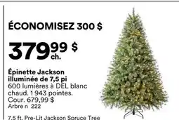 Michaels Épinette Jackson illuminée de 7,5 pi offer