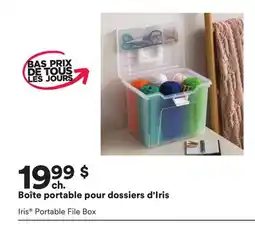 Michaels Boîte portable pour dossiers d'Iris offer
