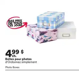Michaels Boîtes pour photos d'Ordonnez simplement offer