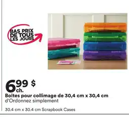 Michaels Boîtes pour collimage de 30,4 cm x 30,4 cm d'Ordonnez simplement offer