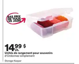 Michaels Unités de rangement pour souvenirs d'Ordonnez simplement offer