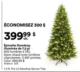 Michaels Épinette Dewdrop illuminée de 7,5 pi offer