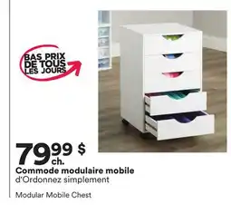 Michaels Commode modulaire mobile d'Ordonnez simplement offer