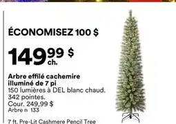 Michaels Arbre effilé cachemire illuminé de 7 pi offer