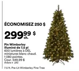 Michaels Pin Wimberley illuminé de 7,5 pi offer