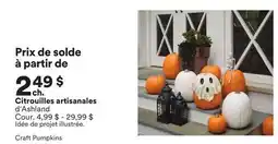 Michaels Citrouilles artisanales d'Ashland offer