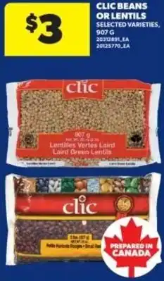 Real Canadian Superstore Clic beans or lentils offer
