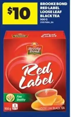 Real Canadian Superstore Brooke bond red label loose leaf black tea offer