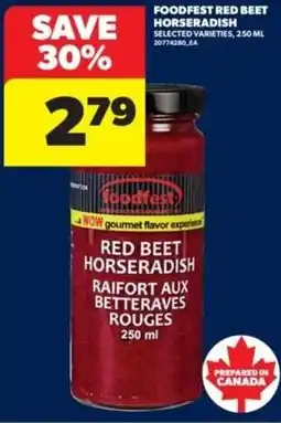 Real Canadian Superstore Foodfest red beet horseradish offer