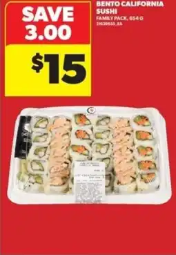 Real Canadian Superstore Bento california sushi offer