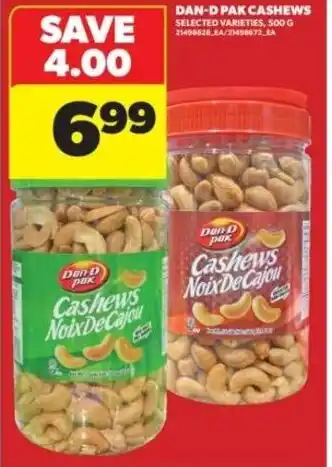 Real Canadian Superstore Dan-d pak cashews offer