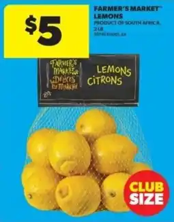 Real Canadian Superstore Farmer's market lemons offer
