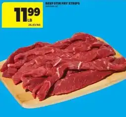 Real Canadian Superstore Beef stir fry strips offer