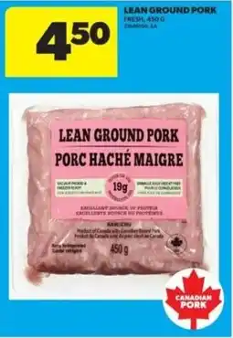 Real Canadian Superstore Lean ground pork offer