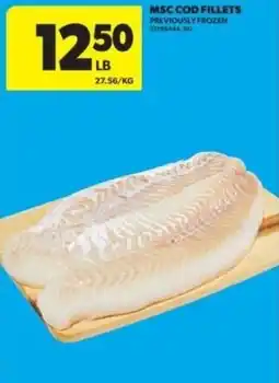Real Canadian Superstore Msc cod fillets offer