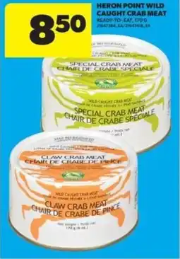 Real Canadian Superstore Heron point wild caught crab meat offer