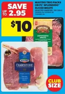 Real Canadian Superstore Mastro trio packs or PC splendido sliced meats offer