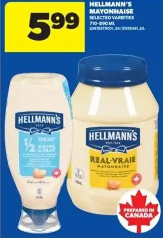 Real Canadian Superstore Hellmann's mayonnaise offer