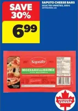 Real Canadian Superstore Saputo cheese bars offer