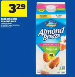 Real Canadian Superstore Blue diamond almond milk offer