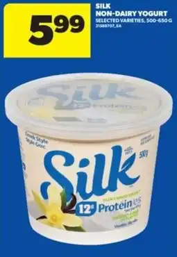 Real Canadian Superstore Silk non-dairy yogurt offer