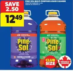 Real Canadian Superstore Pine-sol multi-purpose liquid cleaner offer