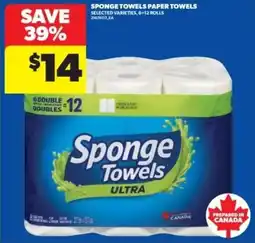 Real Canadian Superstore Sponge towels paper towels offer