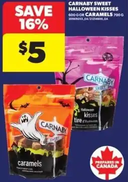 Real Canadian Superstore Carnaby sweet halloween kisses or caramels offer