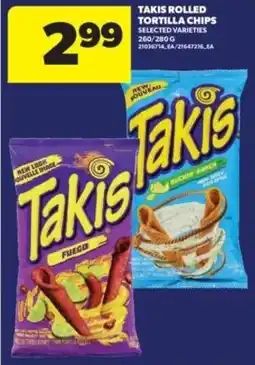 Real Canadian Superstore Takis rolled tortilla chips offer