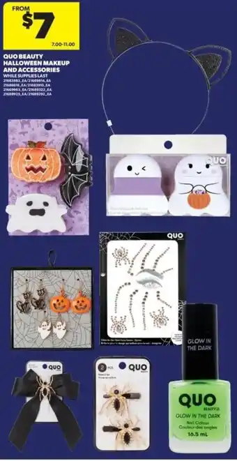 Real Canadian Superstore Quo beauty halloween makeup and accessories offer